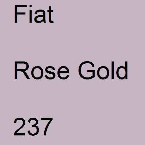 Fiat, Rose Gold, 237.